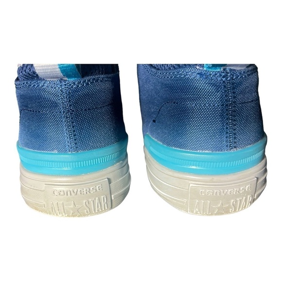 Mens Converse CTAS Navy Blue Ultra Lightweight Mid Top Sneakers Shoes Size 10 - Picture 8 of 11